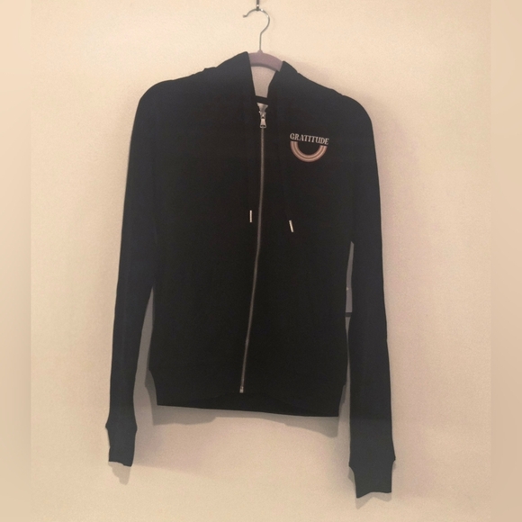 Spiritual Gangster "Gratitude" Raglan Zip- Up Hoodie - Picture 7 of 10